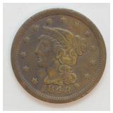 1848 LARGE CENT N 20 R 3 VF