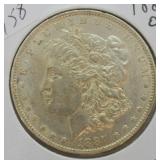 1887 O MORGAN DOLLAR  AU