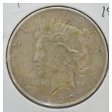 1922 D PEACE DOLLAR  XF