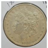 1882 S MORGAN DOLLAR  AU