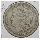 1897 S MORGAN DOLLAR  VF