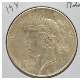 1922 PEACE DOLLAR  XF