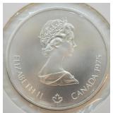 1975 CANADA 1.6 OZ SILVER 10 DOLLARS