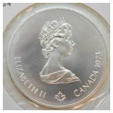 1973 CANADA 1.6 OZ SILVER 10 DOLLARS