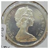 1967 CANADA SILVER DOLLAR CHOICE BU