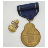 NAVY MEDALS   STERLING
