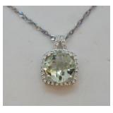 Sterling Silver Gemstone Pendant