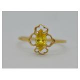 10 K GOLD PERAGOT RING