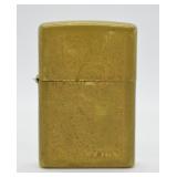 Vintage Brass Zippo - Scroll Design