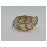 Sterling Silver Abalone Ring