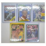 5 pcs. Sports Trading Cards