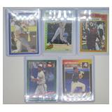 5 pcs. Sports Trading Cards