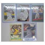 5 pcs. Sports Trading Cards