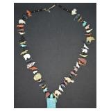 Natural Stone Totem Necklace