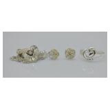 3 pcs. Sterling Silver Jewelry