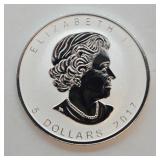 2017 Canadian Birds of Prey Silver Round