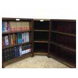 3pcs Corner Wood Book shelf set (birds eye)