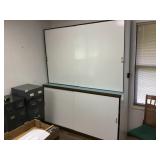 Double Stack book display with sliding doors