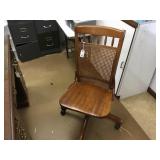Vintage Riverside Cane back office chair