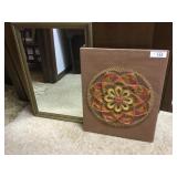 Mirror and String Wall Art