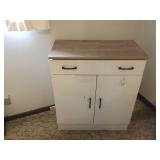 Metal shelf w/ Wooden Top