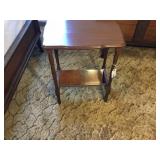 Mid Century Walnut Book Table