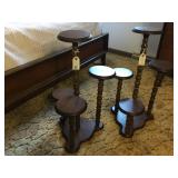 Three Pedestal Plant/Candel Holder