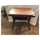 Ornate Walnut side table