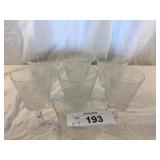 (7) Lenox Crystal Water Glasses
