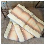 (3) Lounge chair cushions