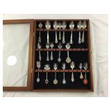 Mini Spoon Collection with display
