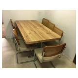 Chromcraft Corp MCM Table & 7 Chairs