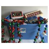 Large tote full of new Christmas décor