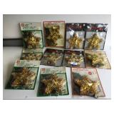 11pcs Vintage Christmas tree star topper