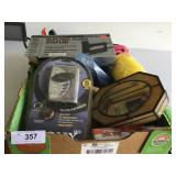 Lareg Selction of electonics, Staind glass box