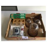 Display Domes, Nut cracker and Candles