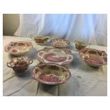8pcs Antique Johnson Bros England Serving China