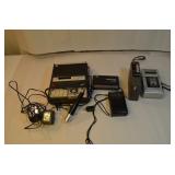5pcs vintage voice recorders & camera