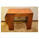 Vintage Birds eye maple MCM desk
