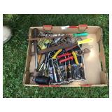 Selection of tools, hammers, screwdrivers +