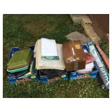 Large lot of garden and flower supplies