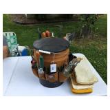 Garden seat w/ tools