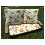 Porch Swing with cushions
