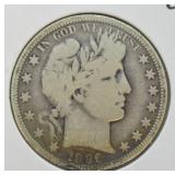 1896 O BARBER HALF DOLLAR VG   KEY
