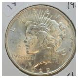 1922 PEACE DOLLAR CHOICE BU