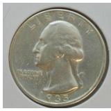 1935 D WASHINGTON QUARTER  XF