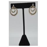 Vintage Trifari Silver-tone Earrings