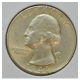 1941 D WASHINGON QUARTER CHOICE BU