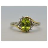 10k Gold & Sterling Silver Ring