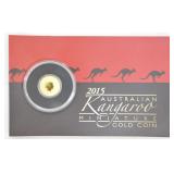 2015 .999 GOLD KANGAROO .016 OZ